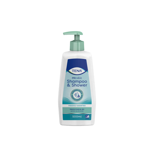TENA ProSkin Shampoo and Shower Gel 500ml