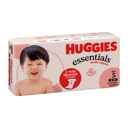 Huggies® Essentials Nappies Size 5 Walker  (Packet 44)