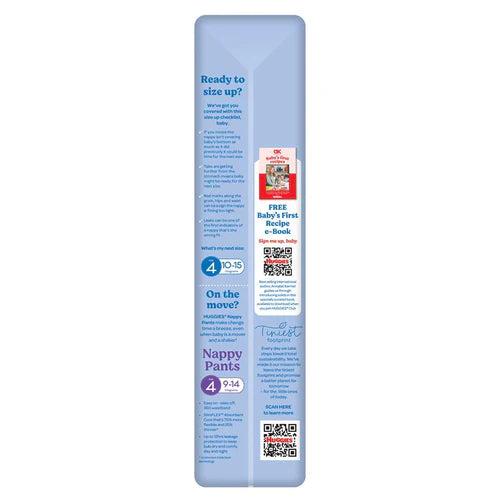 Huggies Nappies Ultra Dry Crawler Size 3 Boy 6-11 Kg
