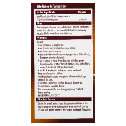 Betadine Antiseptic Solution 100ml