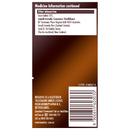 Betadine Antiseptic Solution 100ml
