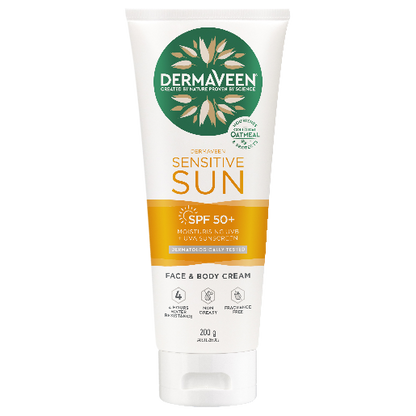 DermaVeen Moisturiser Cream SPF50+ 200gm