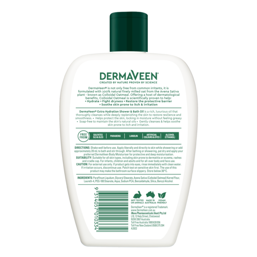 Dermaveen Shower & Bath Oil 500ml