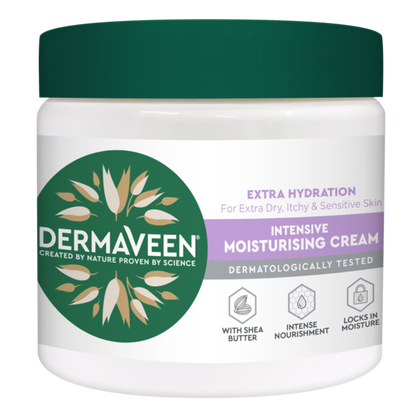DermaVeen Intensive Extra Hydration Moisturising Cream 450gm
