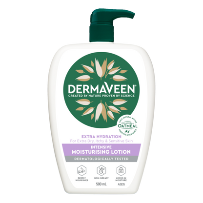 DermaVeen Extra Hydration Intensive Moisturising Lotion 500ml