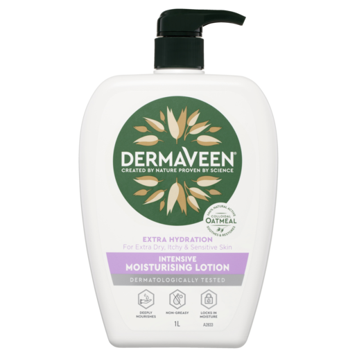 DermaVeen Extra Hydration Intensive Moisturising Lotion 1lt