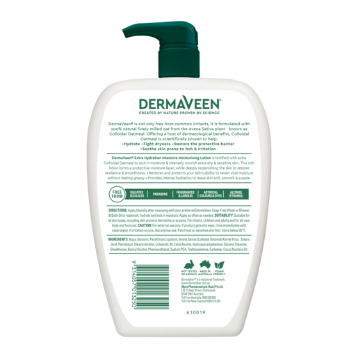 DermaVeen Extra Hydration Intensive Moisturising Lotion 1lt