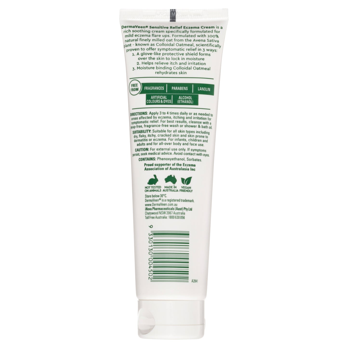 Dermaveen Sensitive Relief Eczema Cream 100ml