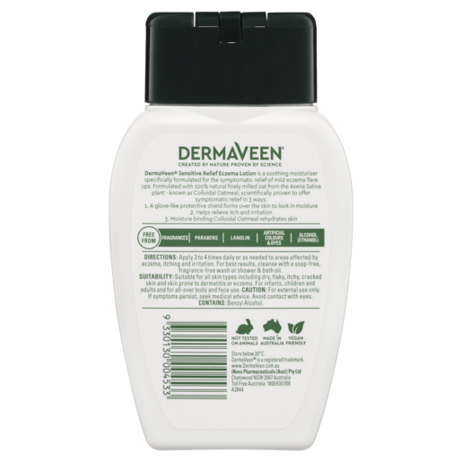 DermaVeen Sensitive Relief Eczema Lotion 250ml