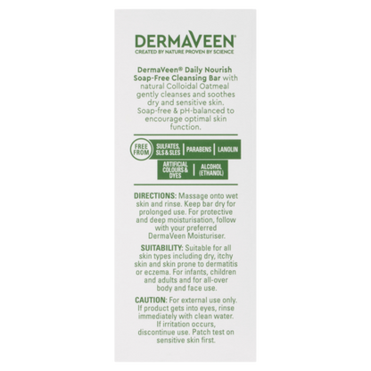Dermaveen Soap Free Cleansing Bar 115g