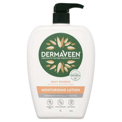 DermaVeen Daily Nourish Moisturising Lotion 1lt