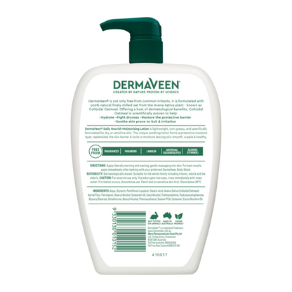 DermaVeen Daily Nourish Moisturising Lotion 1lt