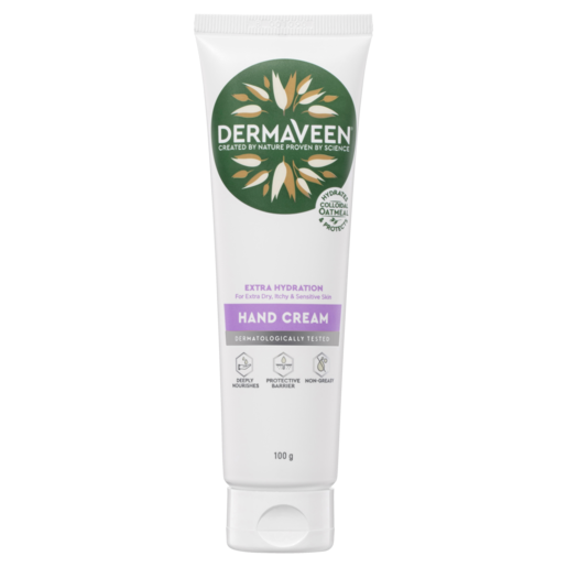 DermaVeen Extra Hydration Hand Cream 100gm