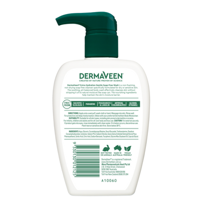 DermaVeen Extra Hydration Gentle Soap Free Wash 250ml