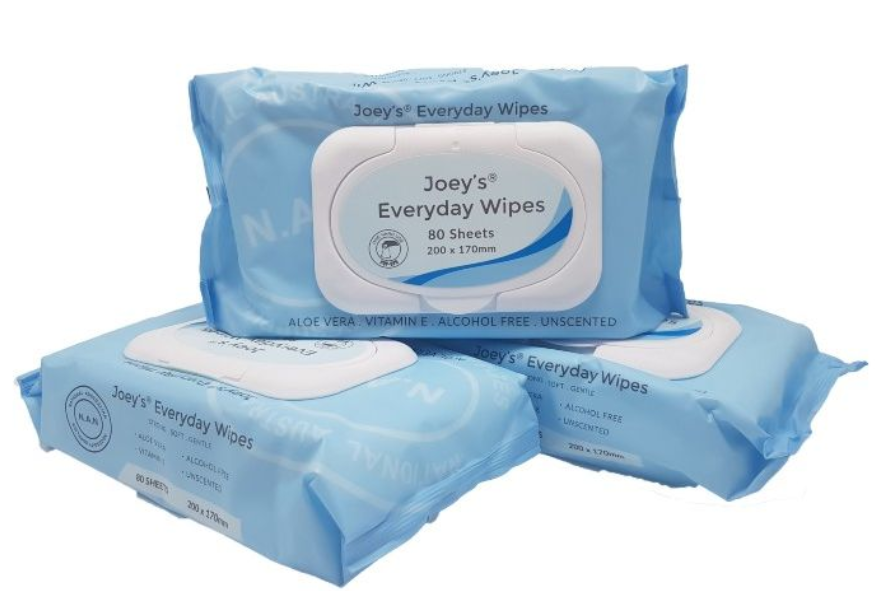 Joey Everyday Wet Wipes Unscented 80 (Packet 80)