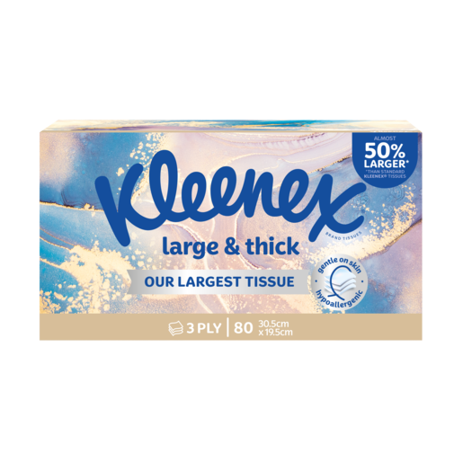 Kleenex Large & Thick Tissues 3 Ply