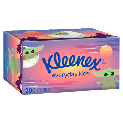 Kleenex Everyday Kids Facial Tissues 2 Ply