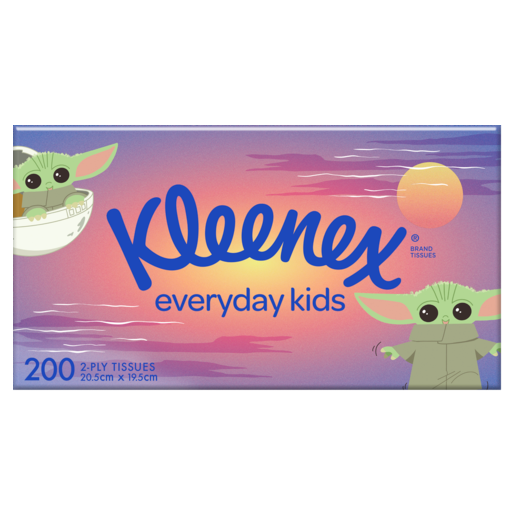Kleenex Everyday Kids Facial Tissues 2 Ply