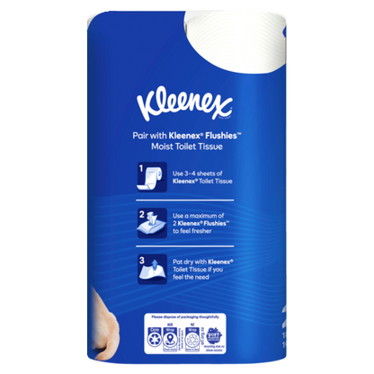 Kleenex Complete Clean White Toilet Paper (Pack 24)