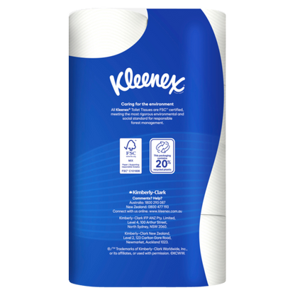 Kleenex Complete Clean White Toilet Paper (Pack 24)