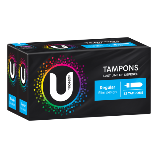 U By Kotex Tampon Regular (Pack 32)