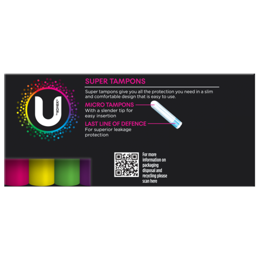 U By Kotex Tampon Super (Pack 32)
