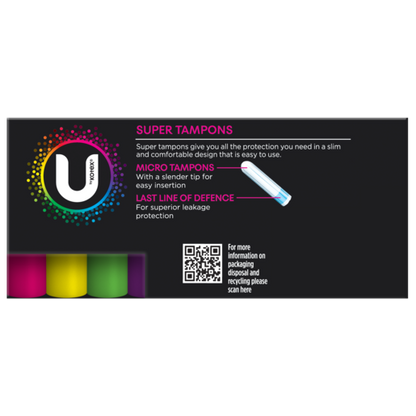 U By Kotex Tampon Super (Pack 32)