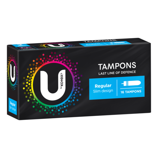 U By Kotex Tampon Regular (Pack 16)