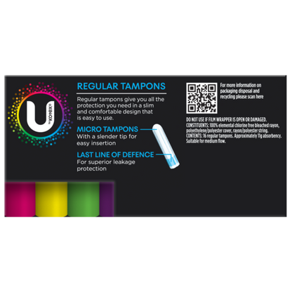 U By Kotex Tampon Regular (Pack 16)