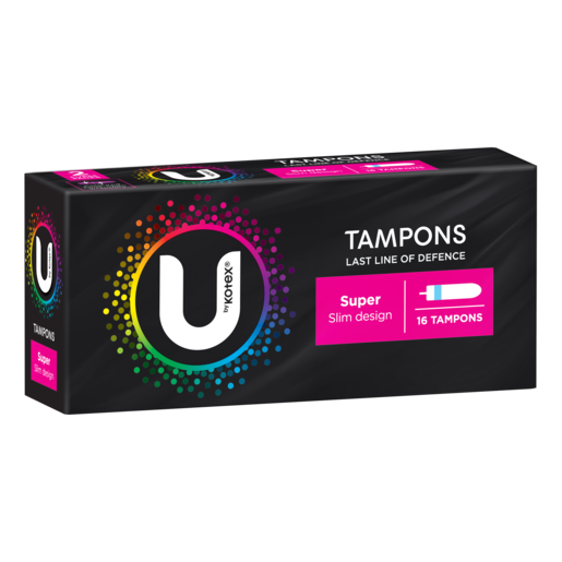 U By Kotex Tampon Super (Pack 16)