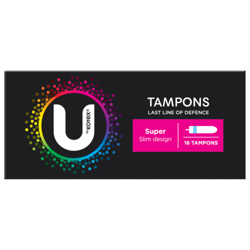 U By Kotex Tampon Super (Pack 16)