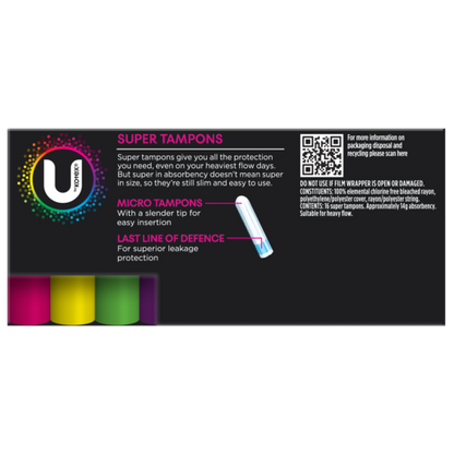 U By Kotex Tampon Super (Pack 16)