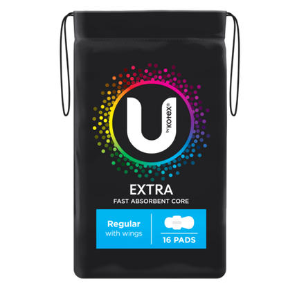 U By Kotex Maxi Pads Regular Wings