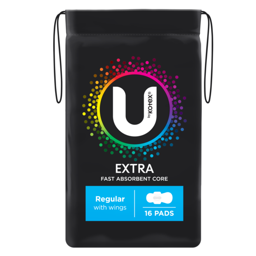 U By Kotex Maxi Pads Regular Wings