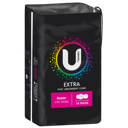 U By Kotex Maxi Pads Super Wings