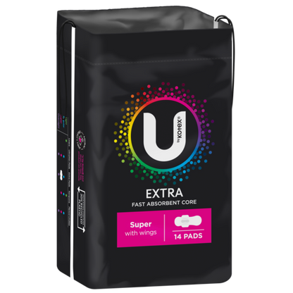 U By Kotex Maxi Pads Super Wings