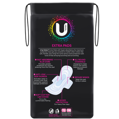 U By Kotex Maxi Pads Super Wings