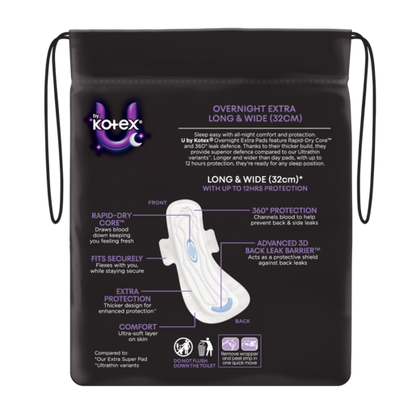U By Kotex Maxi Pads Overnight