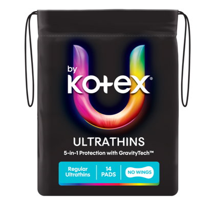 U By Kotex Ultrathins Regular No Wings