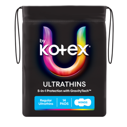 U By Kotex Ultrathins Regular Wings
