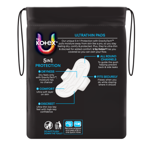 U By Kotex Ultrathins Regular Wings