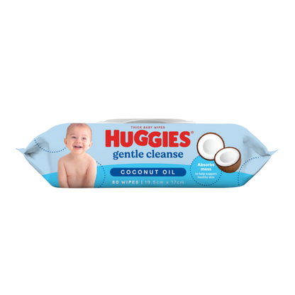 Huggies Coconut Oil Wipes Fragrance Free
