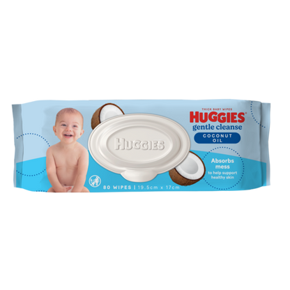 Huggies Coconut Oil Wipes Fragrance Free