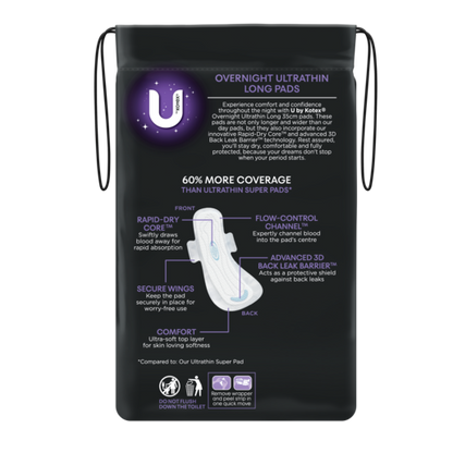 U By Kotex Ultrathins Overnight Long