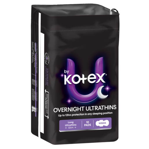 U By Kotex Ultrathins Overnight Wings