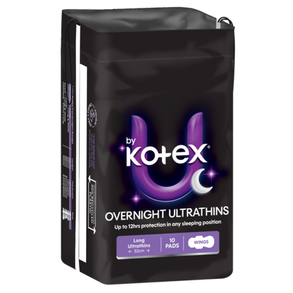 U By Kotex Ultrathins Overnight Wings