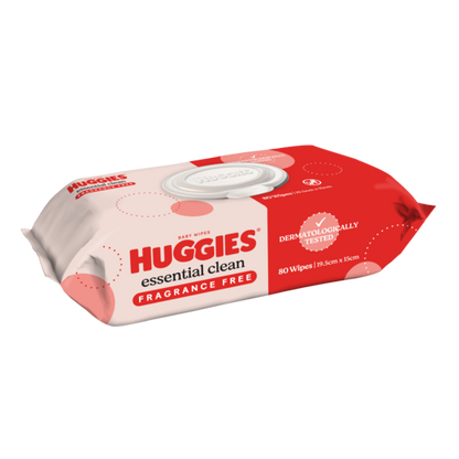 Huggies Essential Clean Fragrance Free Baby Wipes