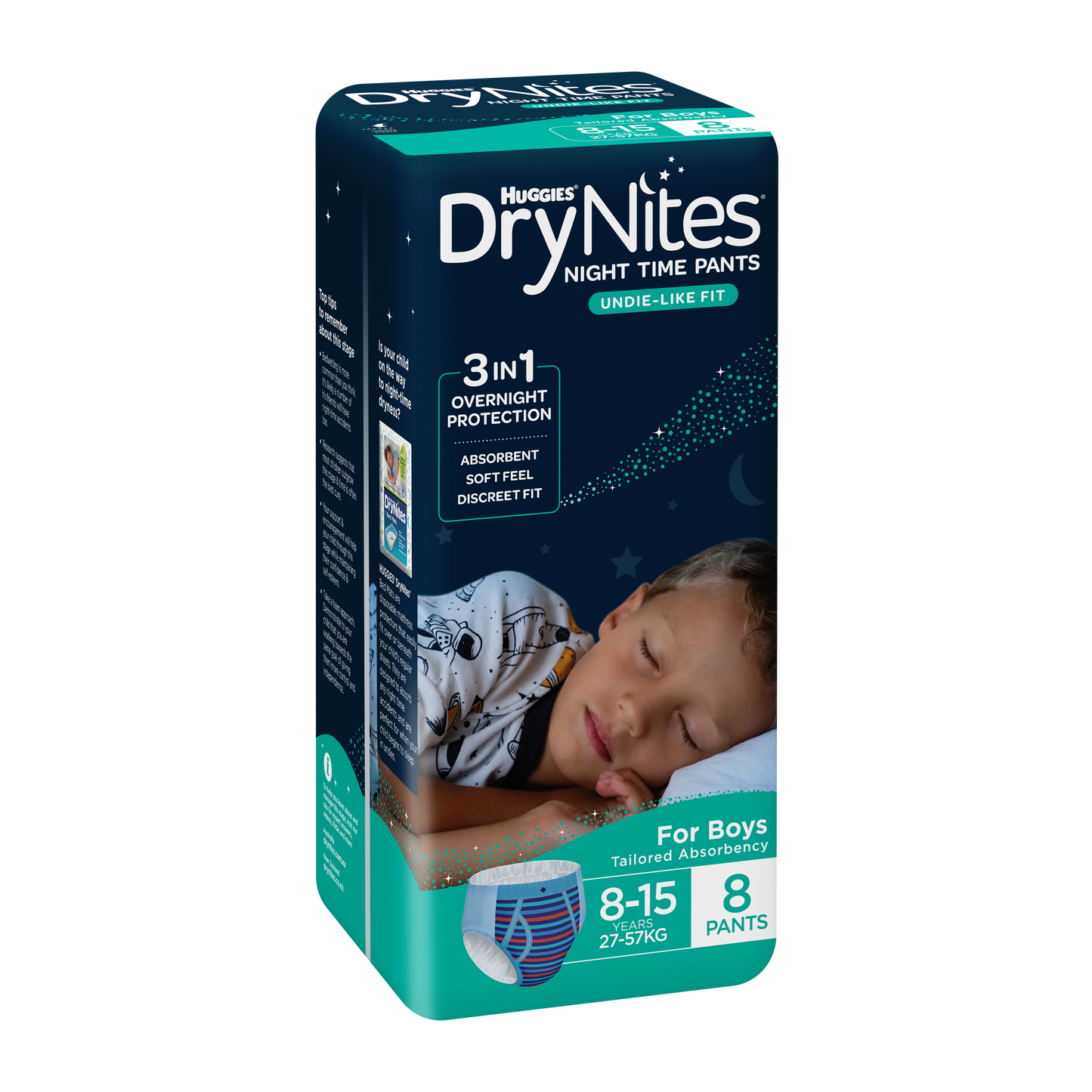 Huggies Drynites Pyjama Pants 8-15 Boys