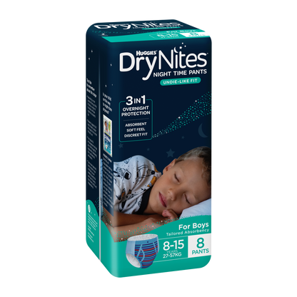 Huggies Drynites Pyjama Pants 8-15 Boys