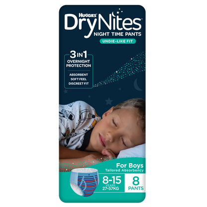 Huggies Drynites Pyjama Pants 8-15 Boys